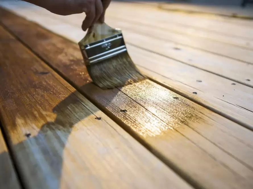 Deck painting